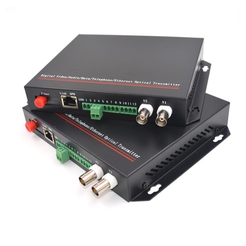2ch video ethernet fiber - video, to
